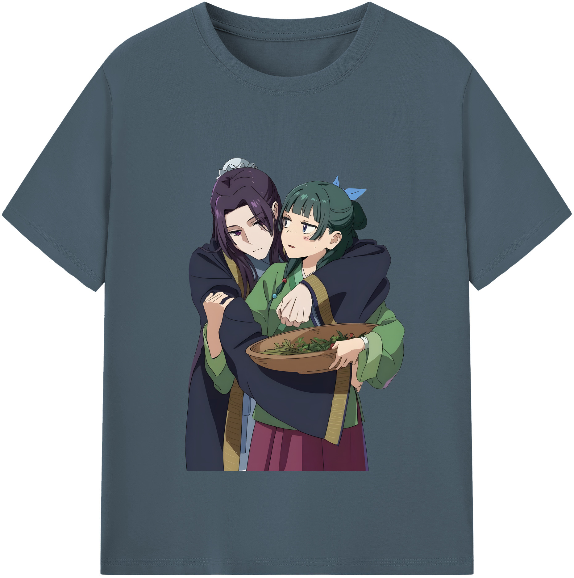 （画像用） 薬屋のひとりごと The Apothecary Diaries 綿100％半袖Tシャツ（フロントプリント）